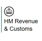 HM Revenue & Customs logo featuring a crown symbol next to the text "HM Revenue & Customs" on a white background.